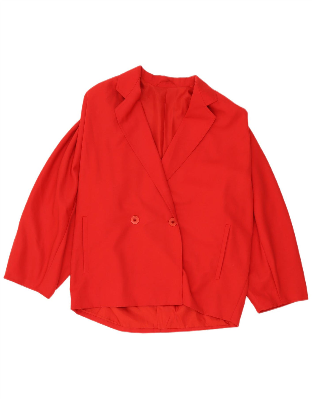Max Mara Damen-Zweireiher-Blazer in Übergröße, Gr. 10, Größe S, Rot