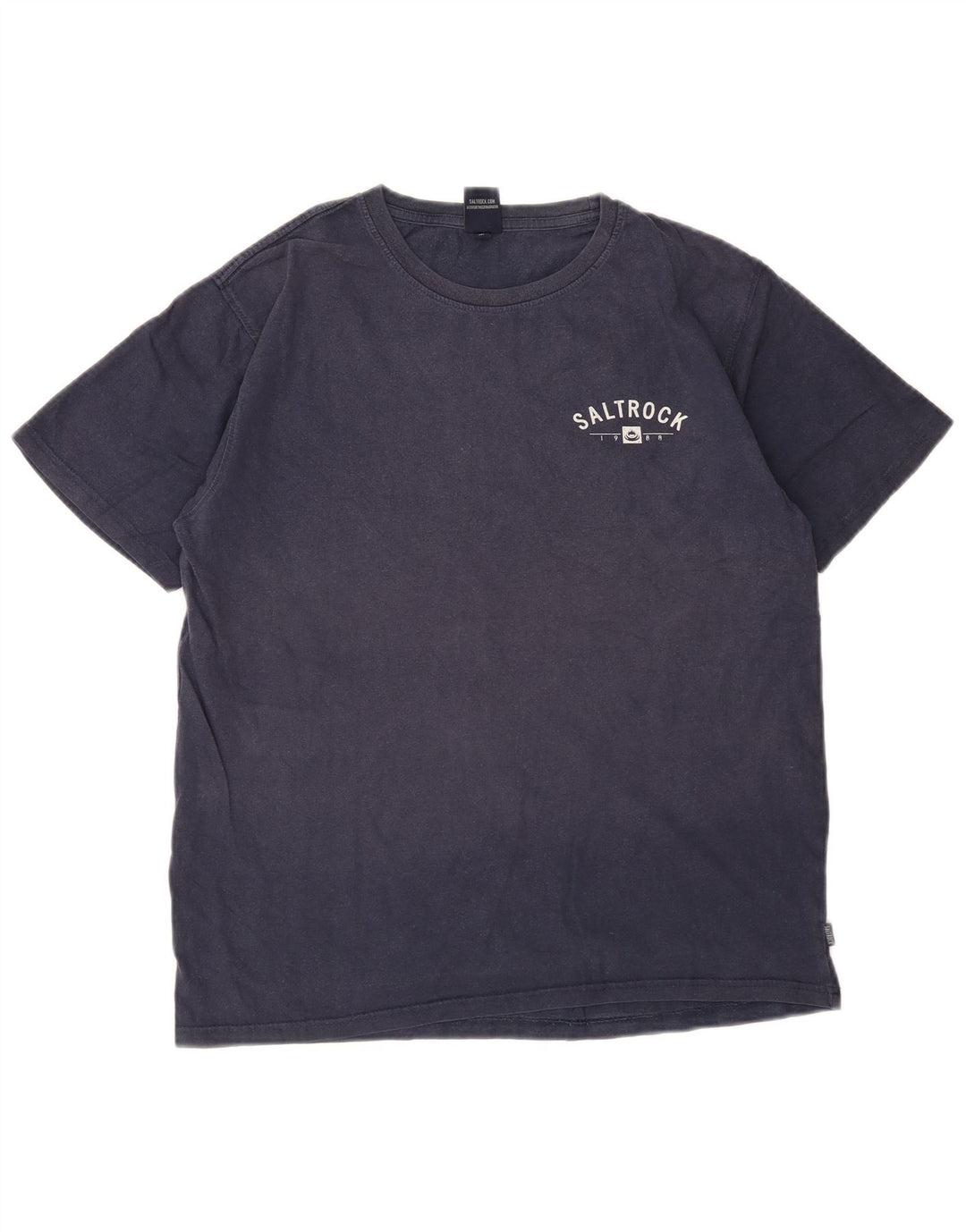Saltrock Herren-T-Shirt mit Grafik, mittlere Marineblau-Baumwolle