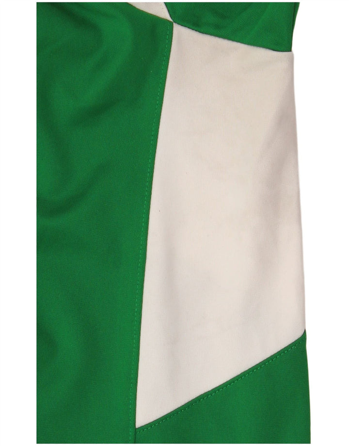 NIKE Herren Dri Fit Top Langarm XL Grün Colourblock Polyester