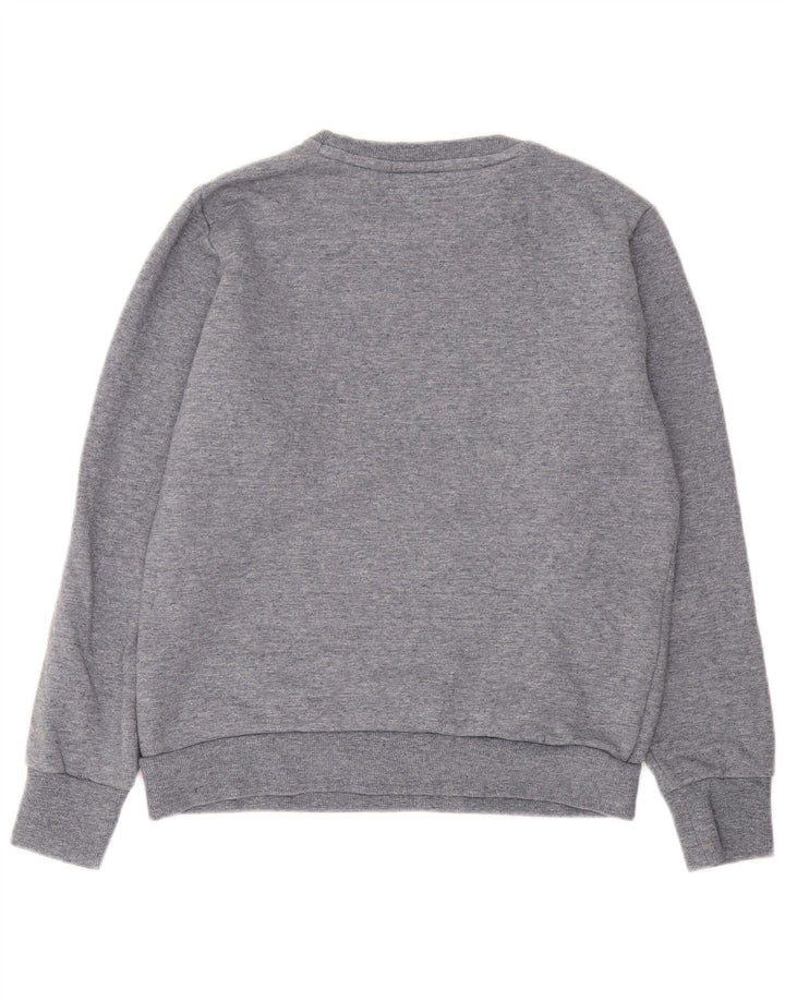 Superdry Herren-Sweatshirt-Pullover XL aus blau gefleckter Baumwolle