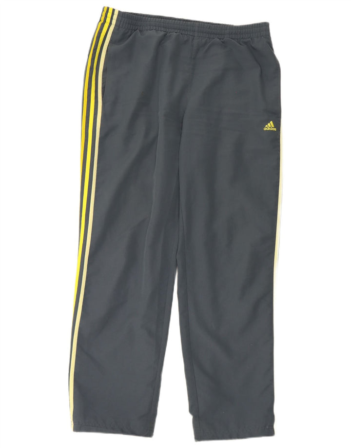 Adidas Herren Climalite Trainingshose, großes graues Polyester