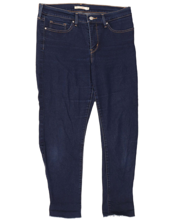 Levi's Damen 315 verkürzte Jeans W29 L25 marineblaue Baumwolle