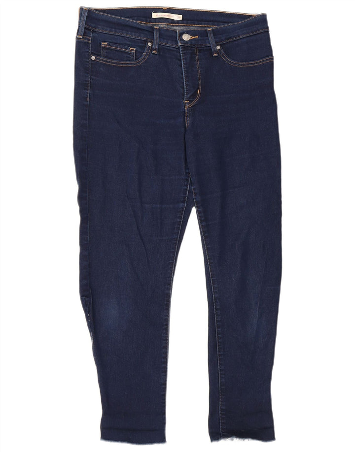 Levi's Damen 315 verkürzte Jeans W29 L25 marineblaue Baumwolle