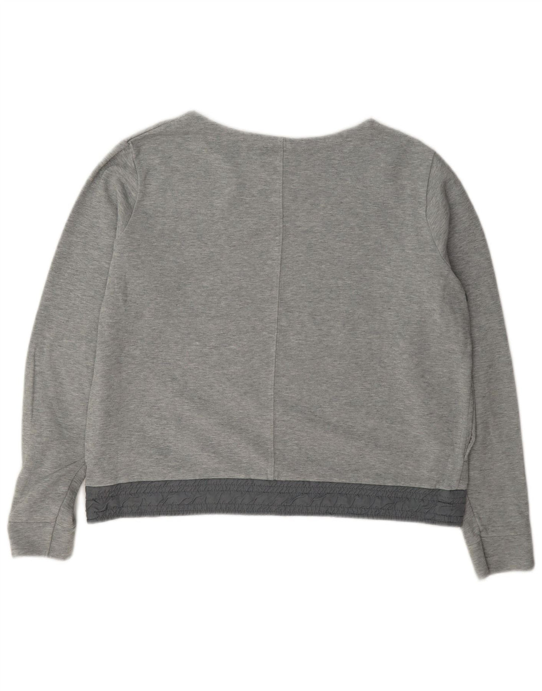 Nike Damen Sweatshirt Pullover UK 18 XL Grau Baumwolle