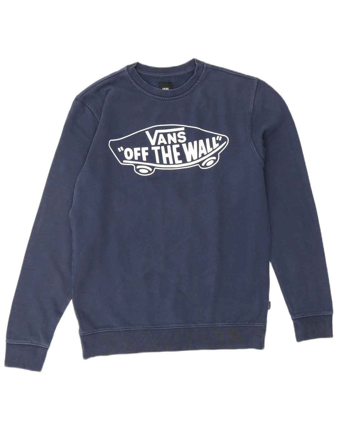 VANS Herren-Sweatshirt mit Grafik, Größe S, marineblau, Baumwolle