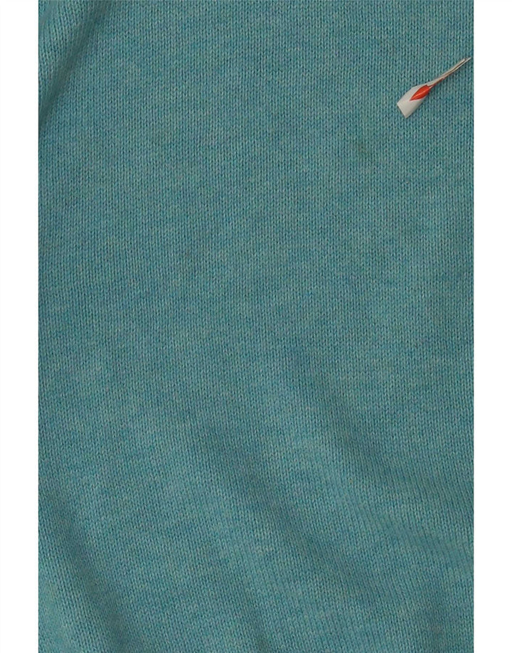 Marks & Spencer Herren-Pullover, reguläre Passform, V-Ausschnitt, Größe L, Türkis