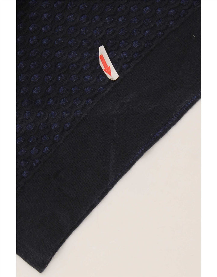 Calvin Klein Herren-Pullover mit Rundhalsausschnitt, Größe S, Marineblau