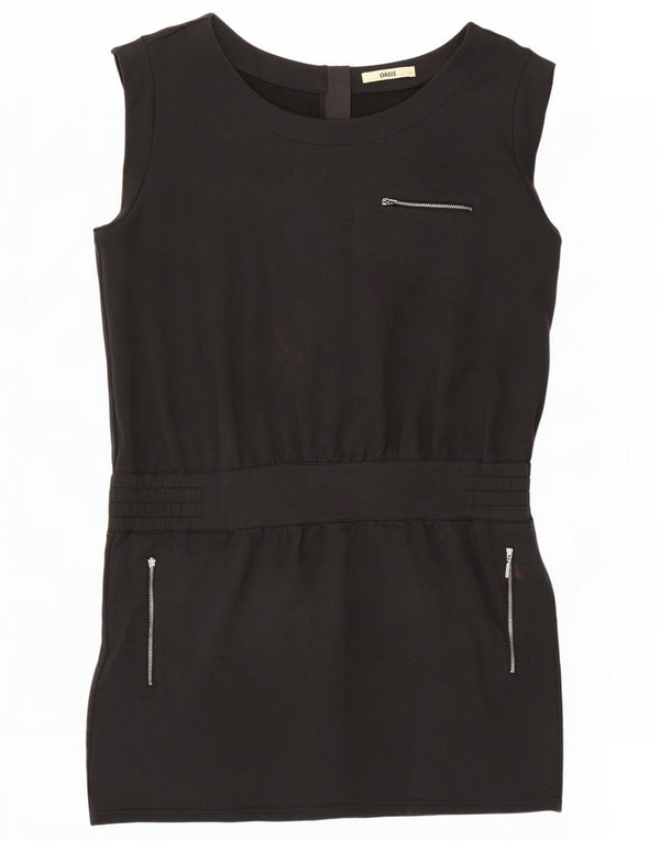 Ärmelloses Etuikleid für Damen von Oasis, UK-Größe 46, Größe L, Schwarz, Baumwolle
