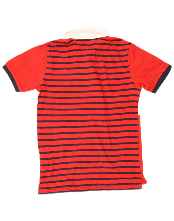 Gap Rugby-Poloshirt für Jungen, 13–14 Jahre, 2XL, rote Farbblock-Baumwolle