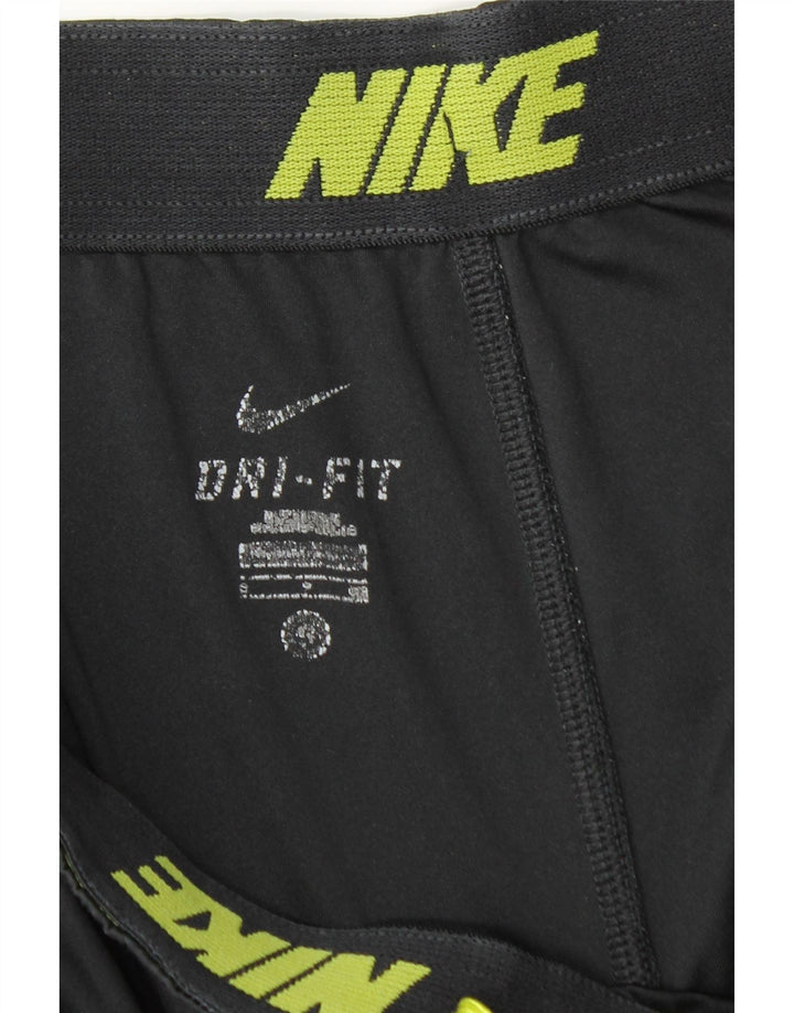 Nike Herren-Sportshorts, Größe S, Schwarz, Colourblock-Polyester