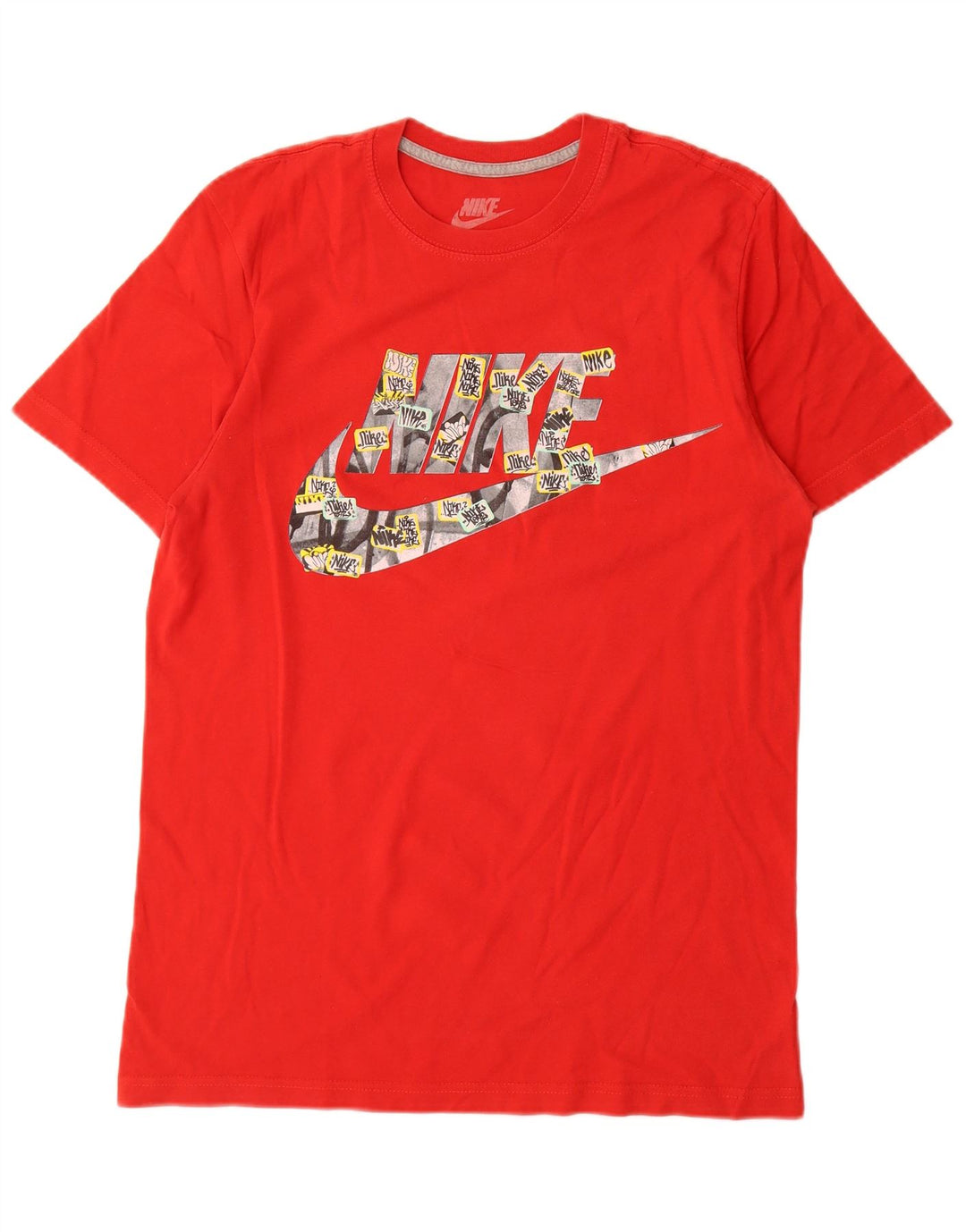 Nike Herren-T-Shirt mit normaler Passform und Grafik, Mittelrot
