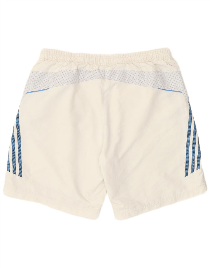 Adidas Herren Climalite Sport Shorts Großes weißes Polyester