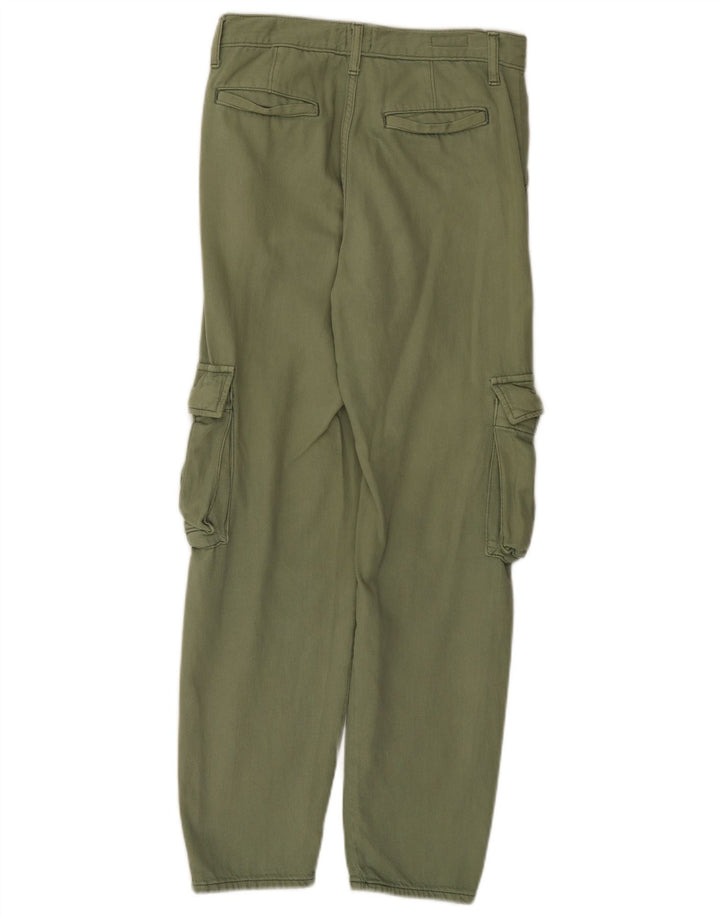 Levi's gerade Cargohose für Damen, W24, L28, grüne Baumwolle
