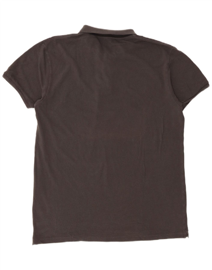 Scotch & Soda Herren Poloshirt 2XL Grau Baumwolle