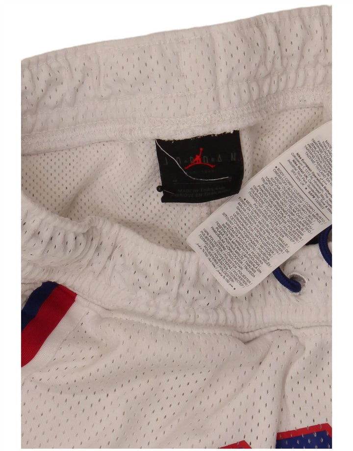Jordan Herren-Sportshorts mit Grafik, mittelweißes Farbblock-Polyester
