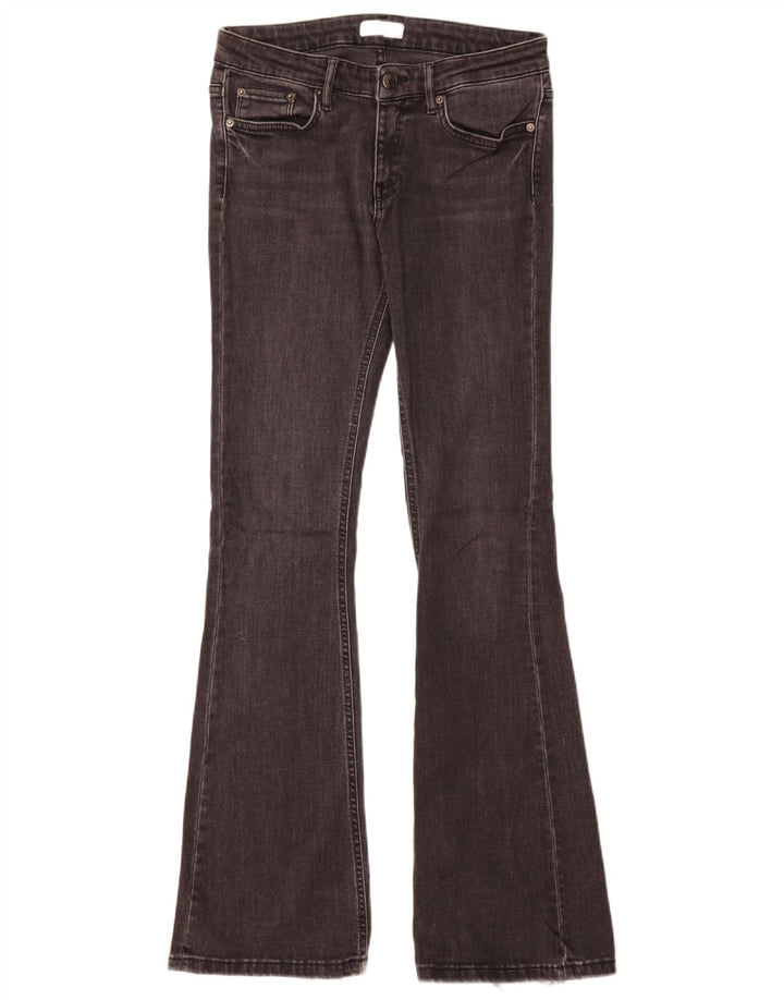 Zara Damen Schlagjeans EU 38 Small W28 L32 Grau