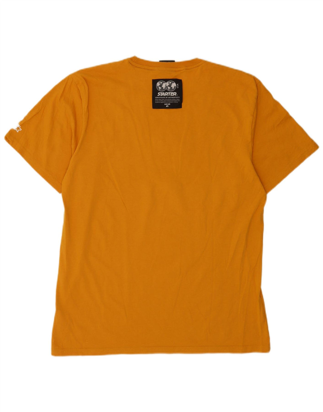 Starter Herren Grafik T-Shirt Top 2XL Gelb Baumwolle