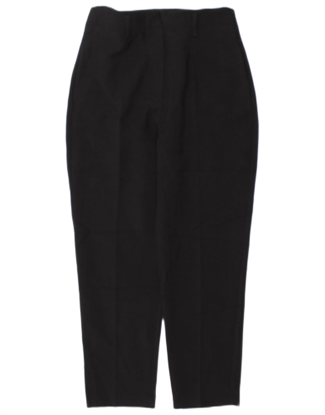 Zara Damen Tapered Casual Hose Medium W28 L27 Schwarz Polyester
