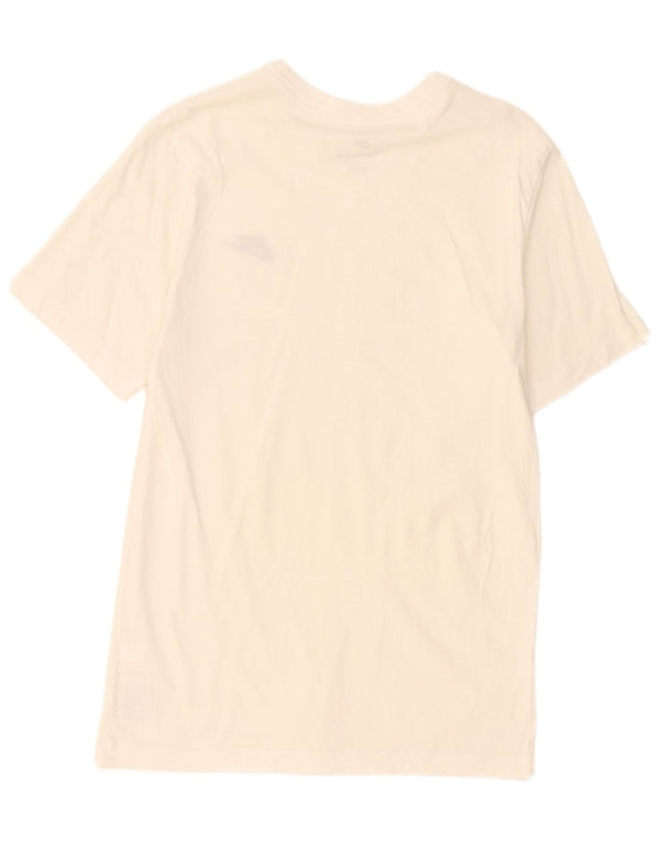 Nike Herren T-Shirt Top Small aus weißer Baumwolle
