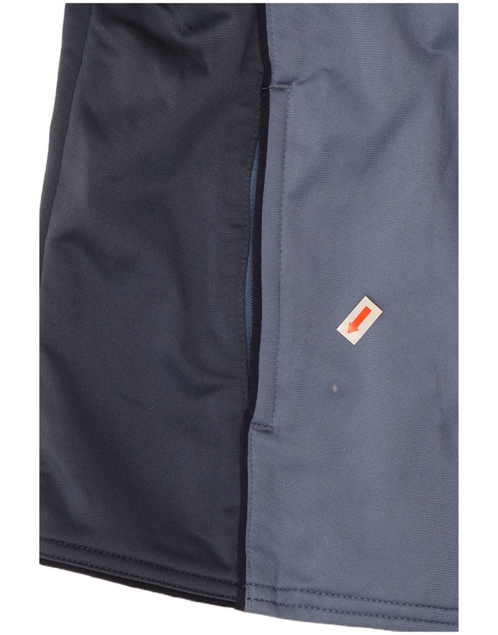 Nike Jungen-Trainingsanzugoberteil mit Grafik, 10–11 Jahre, Mittelblau, Farbblock