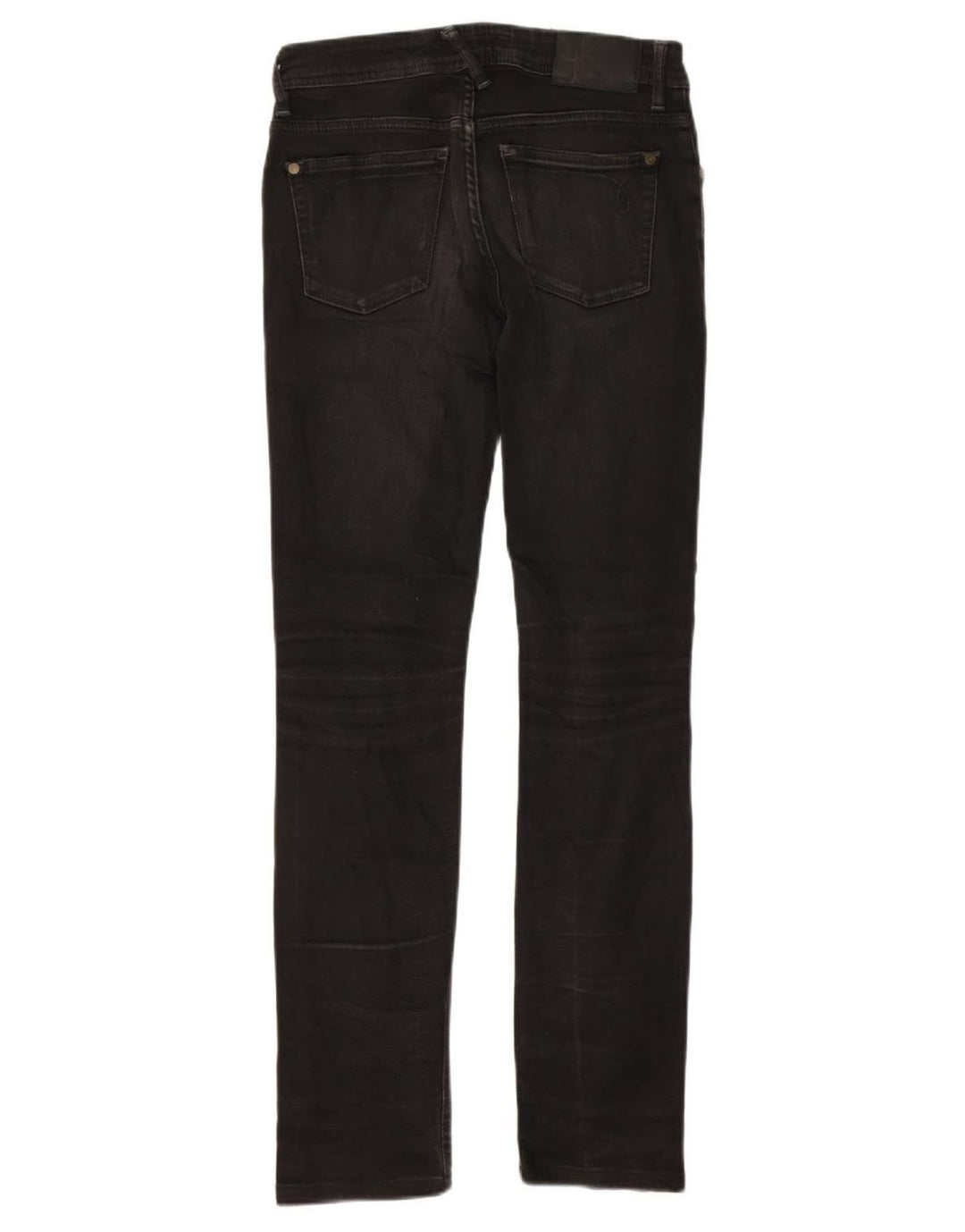 Calvin Klein Damen Skinny Jeans W28 L30 Schwarz