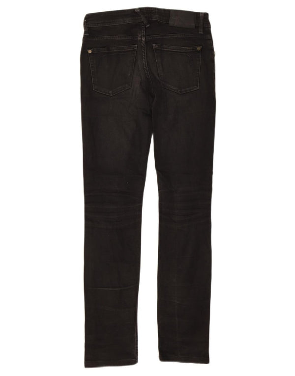 Calvin Klein Damen Skinny Jeans W28 L30 Schwarz