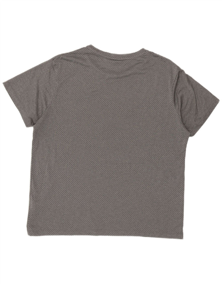 FILA Mens T-Shirt Top XL Grey Polyester