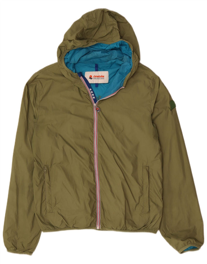 Invicta Herren Regenjacke mit Kapuze UK 38 Medium Khaki