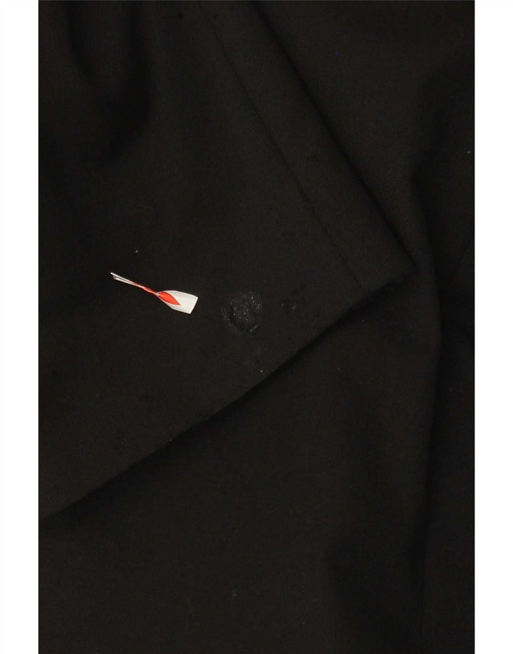 Marks & Spencer Herren-Blazer, zweireihig, Gr. 44, XL, Schwarz, Schurwolle