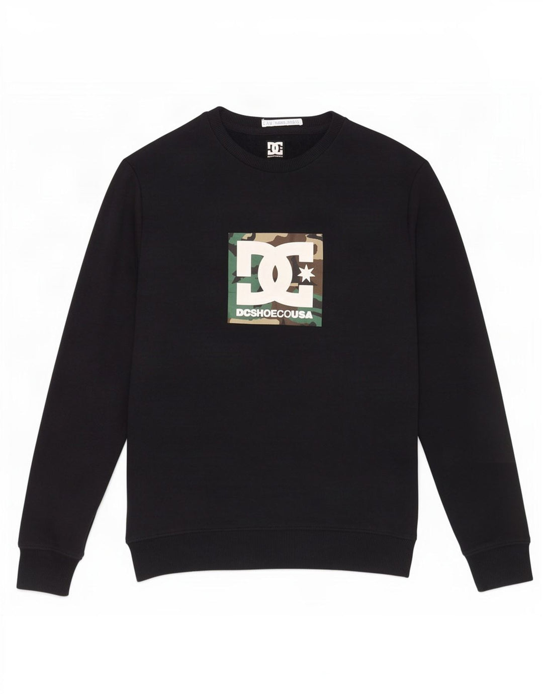 DC Herren-Sweatshirt mit Grafik, Größe S, schwarze Baumwolle