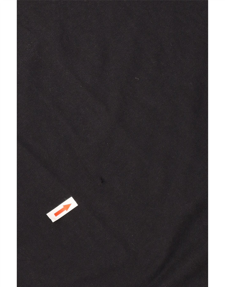 Kappa Herren Graphic T-Shirt Top Medium Schwarz