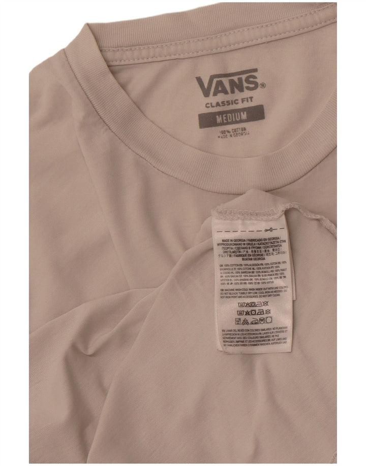 VANS Herren-T-Shirt mit klassischer Passform, mittelweiße Baumwolle