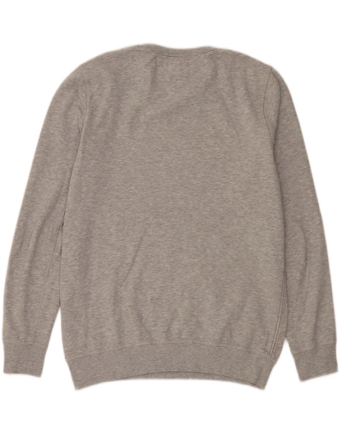 Tommy Hilfiger Herren-Sweatshirt mit Grafik, groß, graue Baumwolle