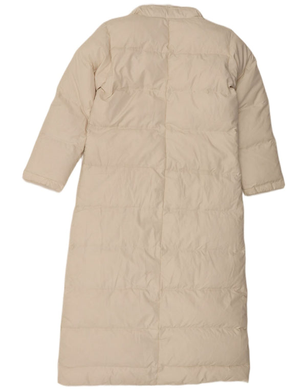 Phard Damen Wattierter Mantel UK 16 Large Weiß Polyester