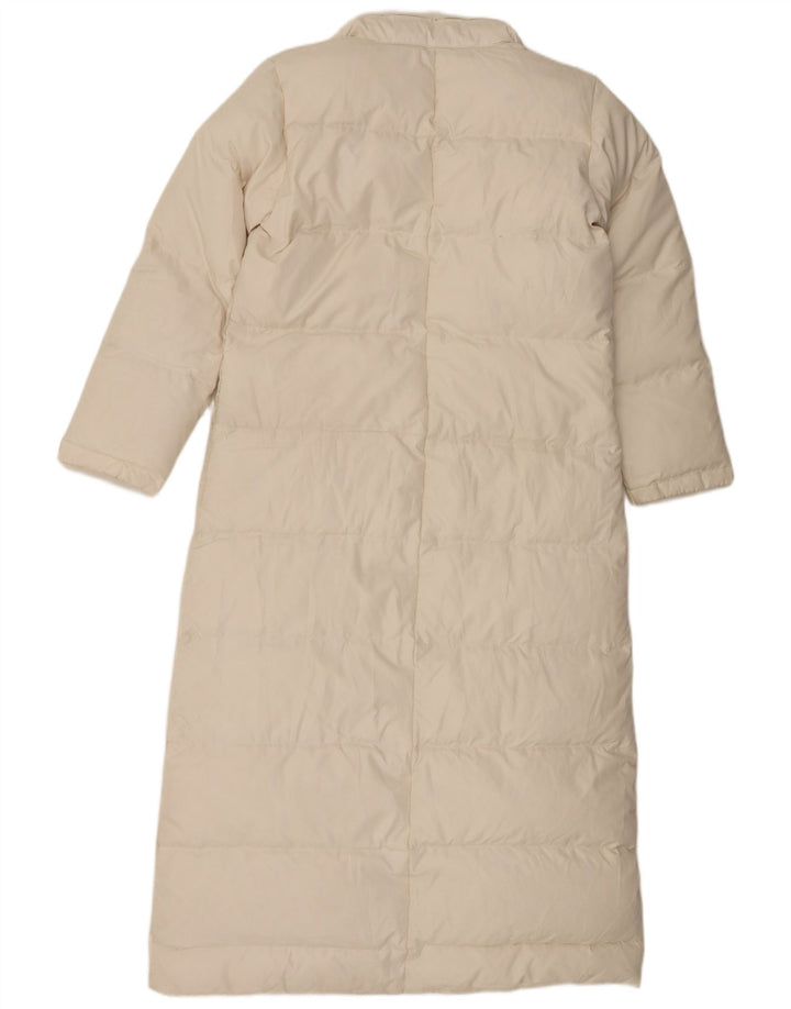 Phard Damen Wattierter Mantel UK 16 Large Weiß Polyester