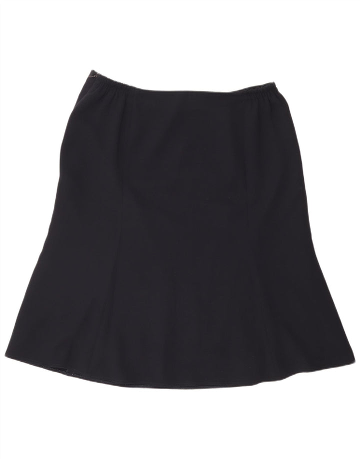 EASTEX Damen Trompetenrock UK 18 XL W36 Marineblau Polyester