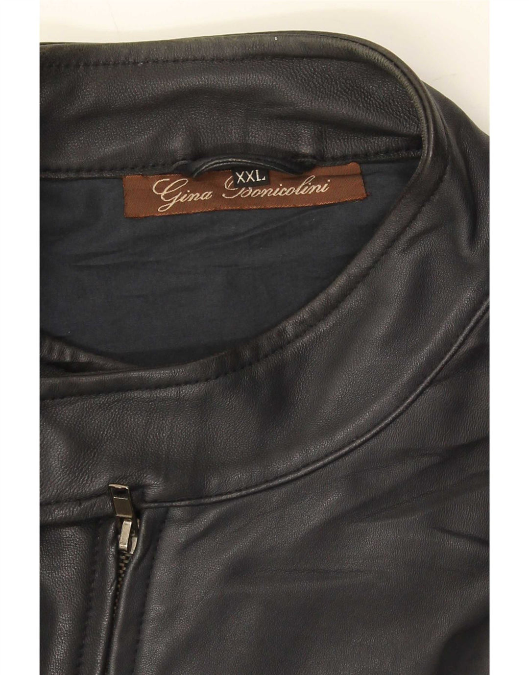 Vintage Herren Lederjacke UK 44 2XL Schwarz