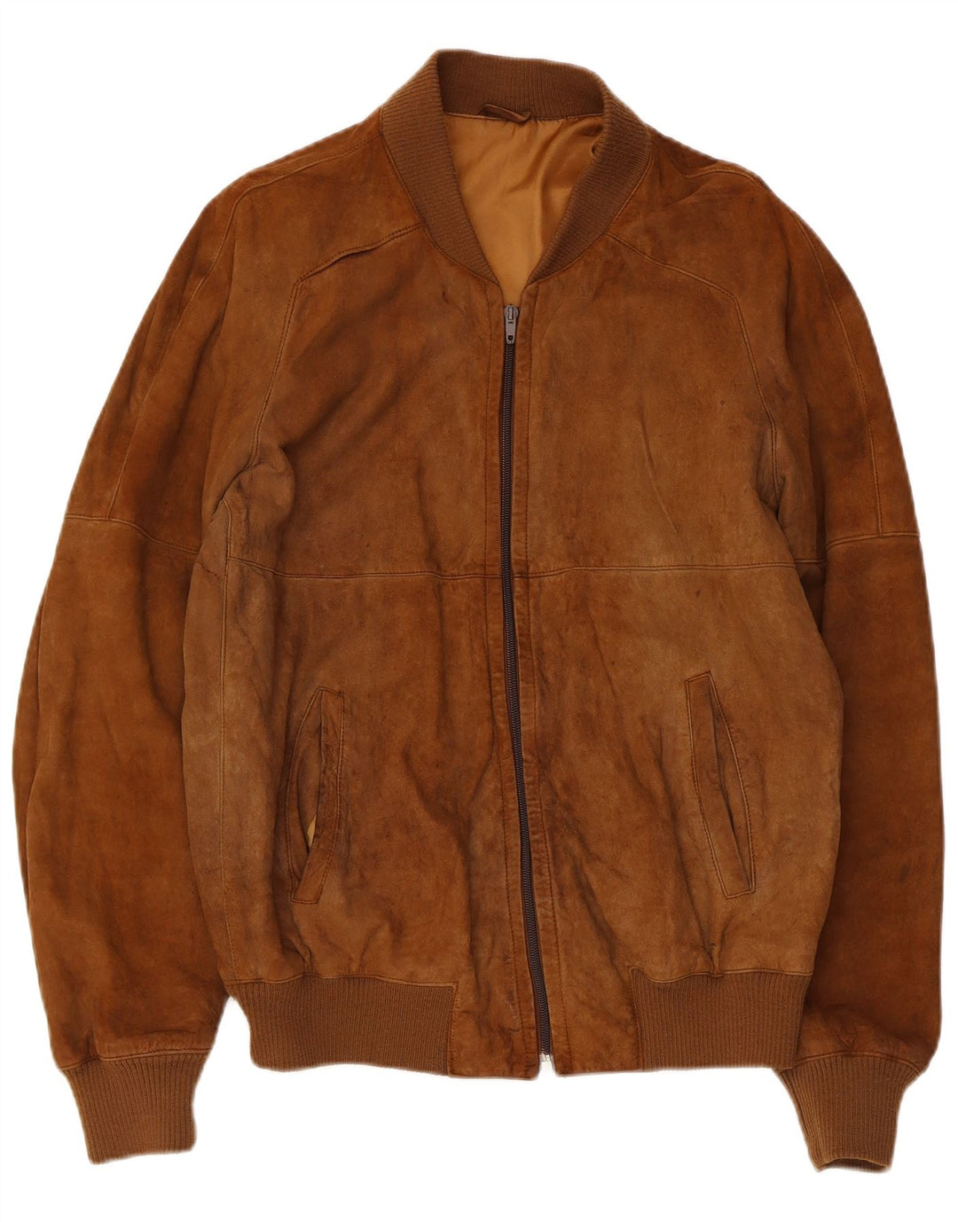 Anfor Herren Wildleder Bomberjacke IT 52 XL Braun