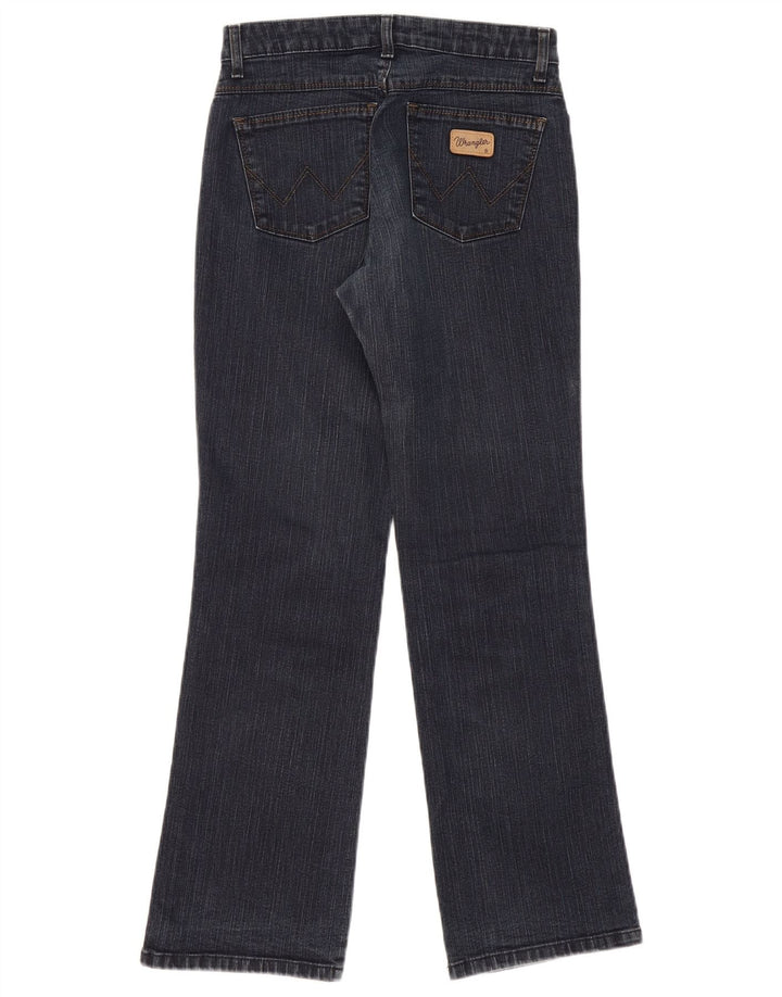 Wrangler Damen Bootcut-Jeans W28 L30 Marineblaue Baumwolle