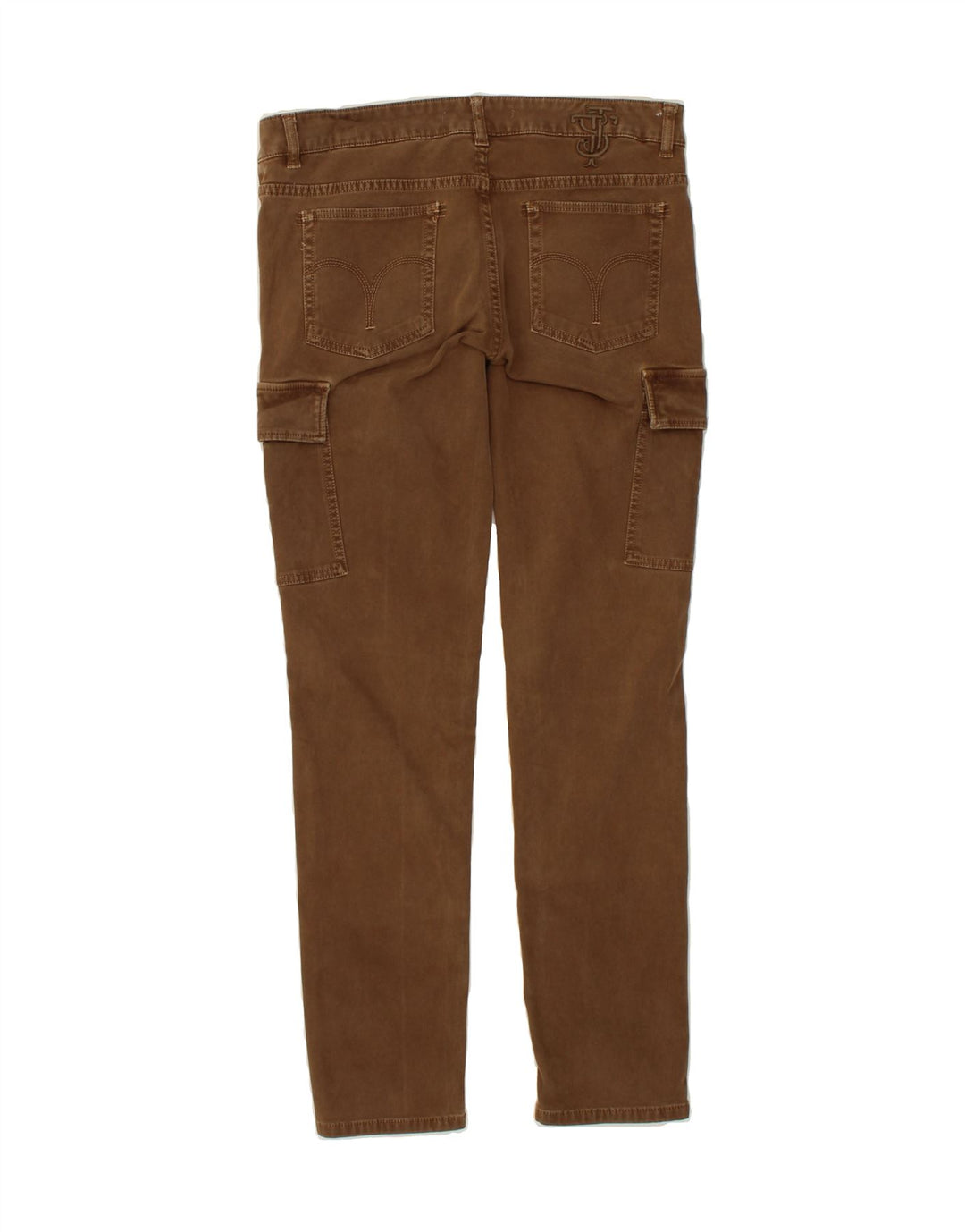 TWIN-SET Womens Slim Cargo Trousers W30 L29 Brown Cotton Vintage Twin-Set and Second-Hand Twin-Set from Messina Hembry 