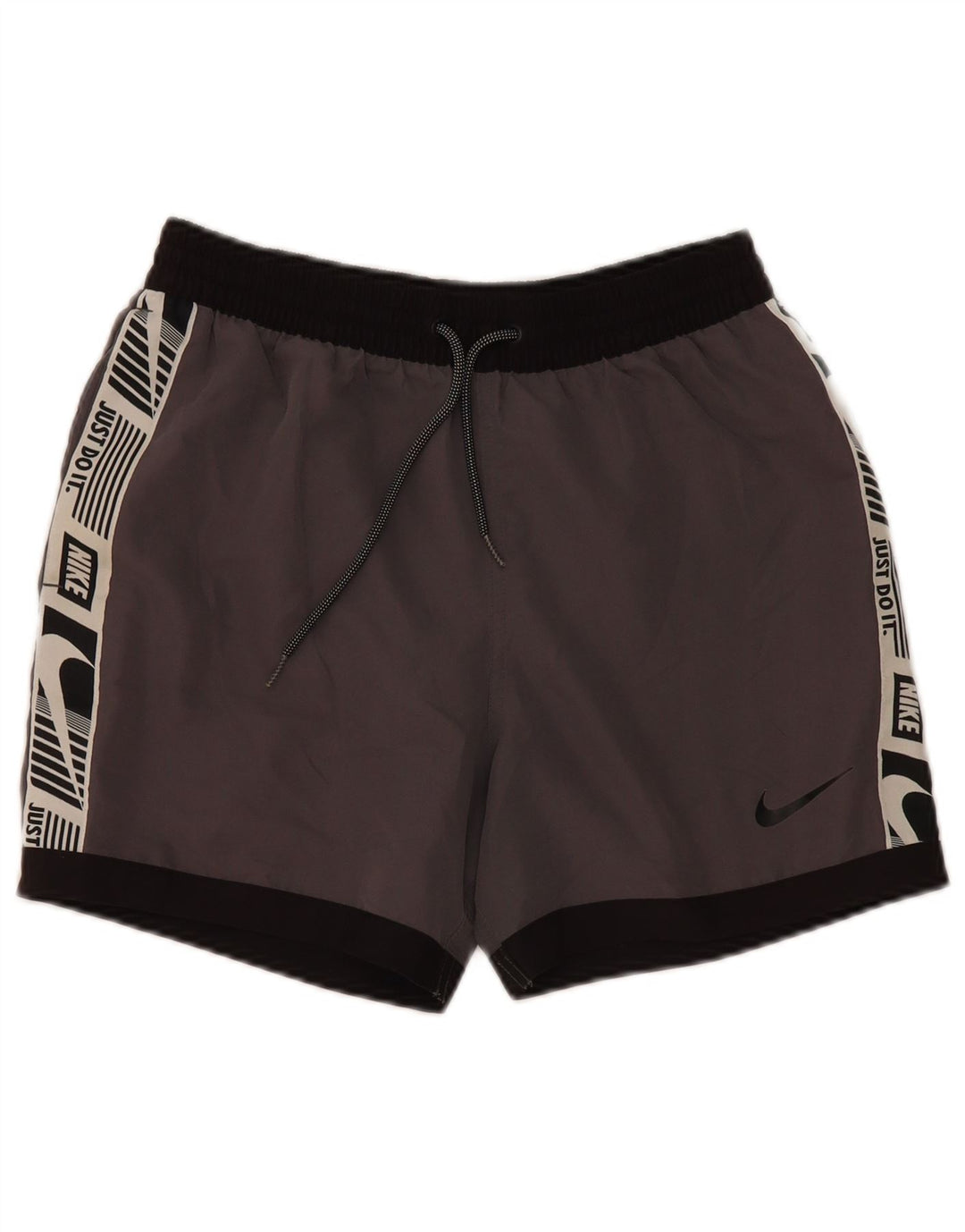 Nike Damen Graphic Sport Shorts UK 10 Small Grau Farbblock