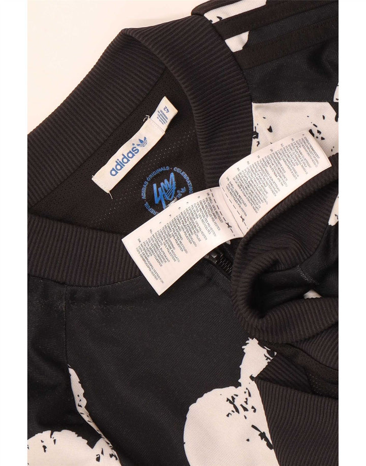 Adidas Damen Graphic Trainingsanzug Top Jacke IT 42 Medium Black Heart
