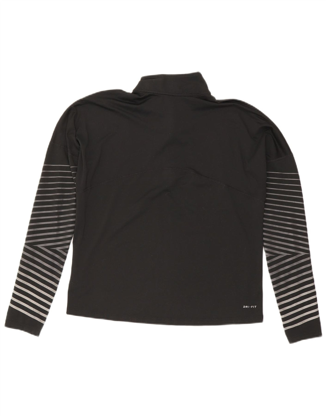 Nike Damen Dri Fit Übergroßer Pullover-Trainingsanzug-Oberteil, UK 14, Mittelschwarz