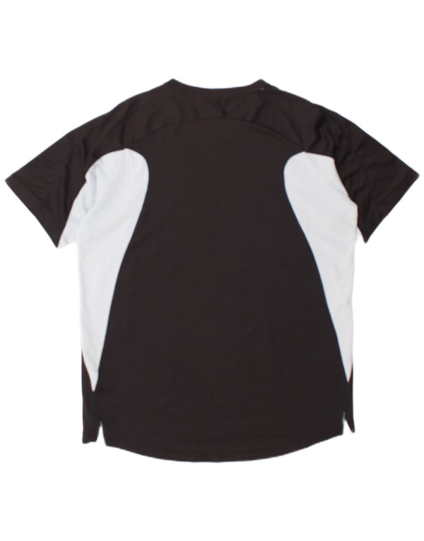 Fila Herren T-Shirt Top Large Schwarz Colourblock