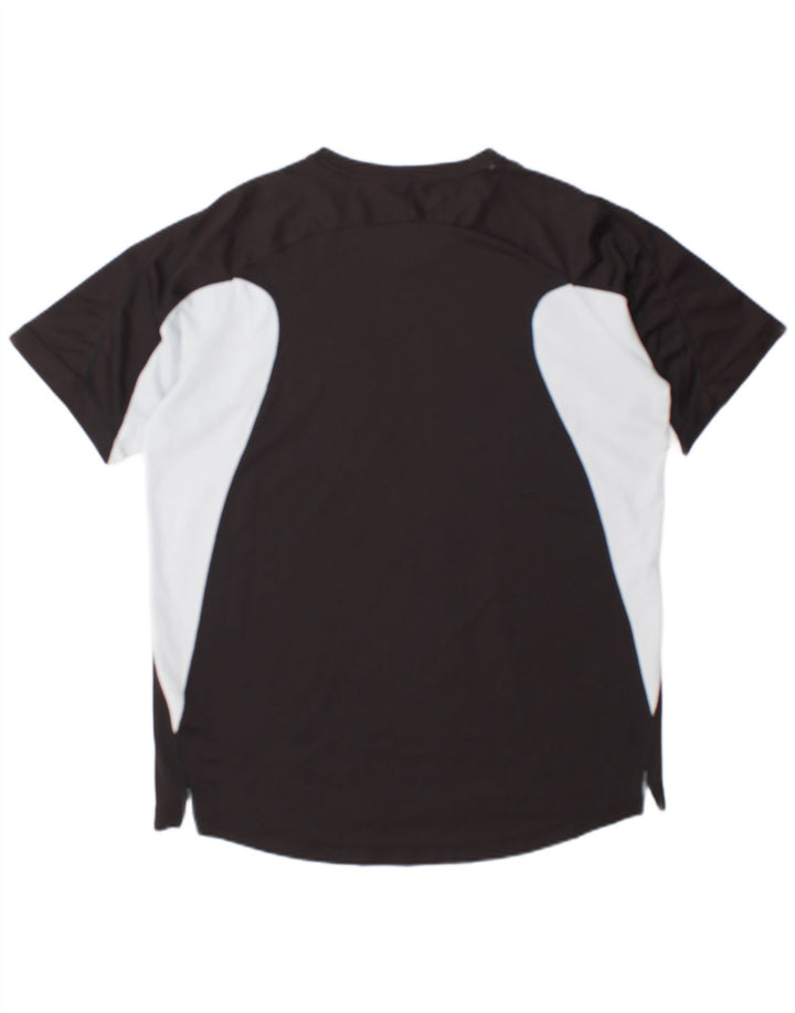 Fila Herren T-Shirt Top Large Schwarz Colourblock