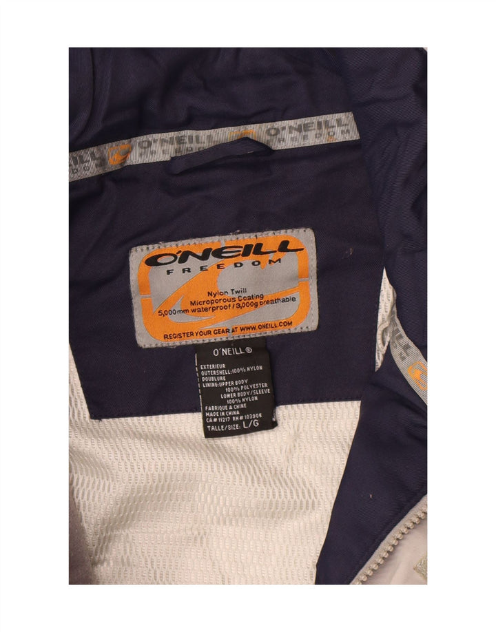 O'Neill Herren-Regenjacke UK 40 Large Blue Colourblock Polyester