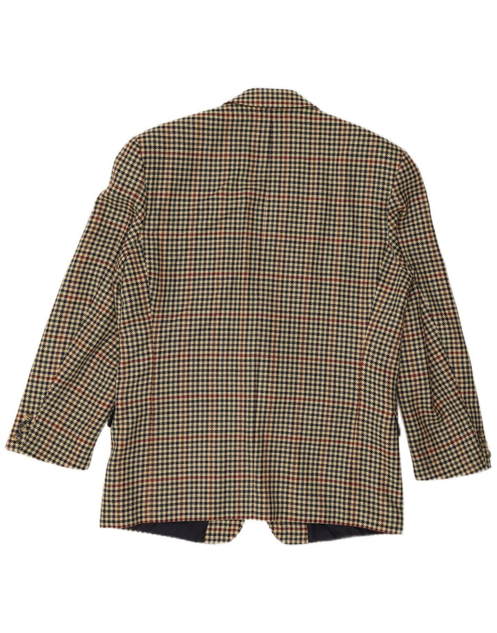 WESTBURY Herren-Blazer mit 2 Knöpfen, Gr. 40, Beige, Hahnentrittmuster