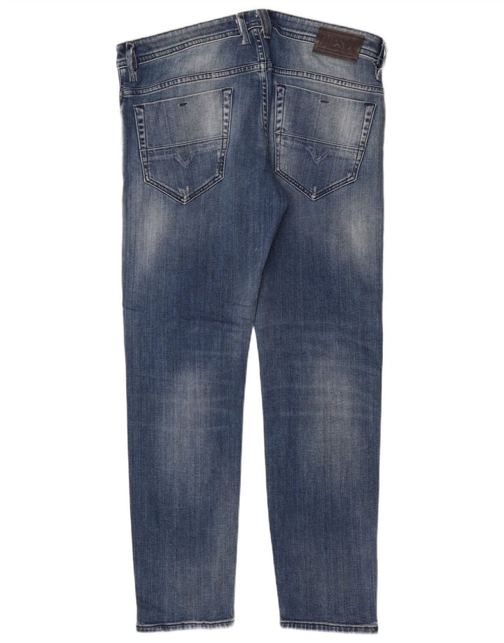 Diesel Herren Thommer Slim Jeans W36 L32 Blaue Baumwolle
