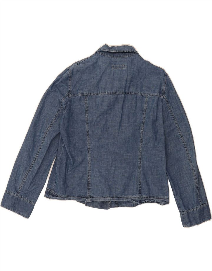 GARDEUR Womens Denim Jacket UK 16 Large Navy Blue Cotton Vintage GARDEUR and Second-Hand GARDEUR from Messina Hembry 