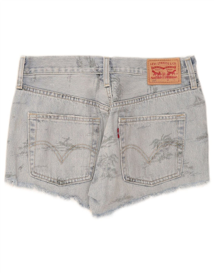 Levi's Damen 501 Denim Shorts W26 Small Blaue Baumwolle